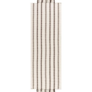 Frenshe Interiors x Rugs USA - Toluca Striped Wool Indoor Area Rug - 1 of 4