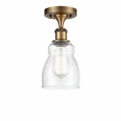 Ellery - 1 Light Semi-Flush Mount In Nautiical Style-13 Inches Tall and 4.5 Inches Wide