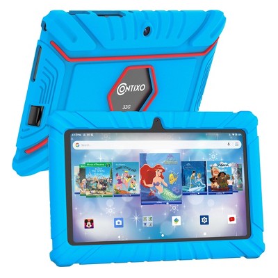 Contixo V8 7” Kids Tablet – 32GB Android Tablet for Kids with Parental Controls, Educational Apps & Durable Kid-Proof Case – Ideal for Ages 3–10
