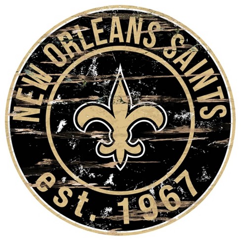 Nfl New Orleans Saints Established 12' Circular Sign : Target
