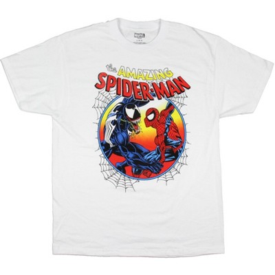 Marvel Men's The Amazing Spider-Man vs Venom Adult Short Sleeve T-Shirt