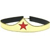 Wonder Woman Cuff and Tiara Adult Cosplay Costume Set Gold - 2 of 4