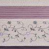 72x72'' Faux Silk Embroidered Floral Shower Curtain - 2 of 3