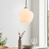 Rennnsan Grainor 10" W 1 -Light Ribbed Glass Unique Statement Chandelier in Gold - 4 of 4
