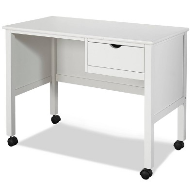 Schoolhouse 4.0 Wood 1 Drawer Desk White - Hillsdale Furniture