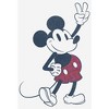 Women's Mickey & Friends Plaid Mickey Mouse Retro T-Shirt - 2 of 4