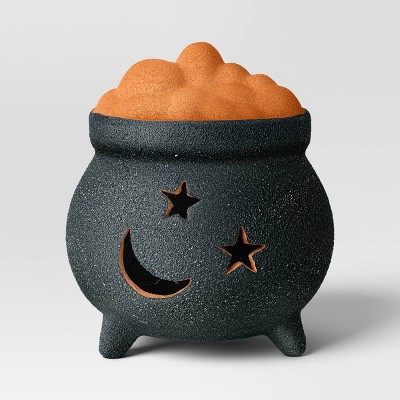 Small Ceramic Textured Cauldron Decorative Sculpture - Hyde and EEK! Boutique™ Terracotta Orange