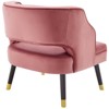 Traipse Button Tufted Open Back Performance Velvet Armchair - Modway - image 4 of 4