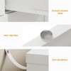 Heynemo 7 Drawer Dresser, 47'' Wide Modern Chest of Drawers with Gold Knobs, Wooden TV Stand Storage Organizer for Bedroom, Living Room, White - 4 of 4