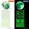 AFG3387 Moon Star Spaceship Luminous Wall Sticker, Specification: 930PCS Green - 2 of 4