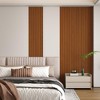 8 Pack 96 in. x 6 in.  Slat Wall Panels, WPC Soundproof 3D Wall Panel for Interior Wall Decor - 2 of 4