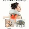 Snailax Cordless Neck Shoulder Massager with Heat & Shiatsu Back Massage Pillow with Deep Tissue Kneading - 2 of 4
