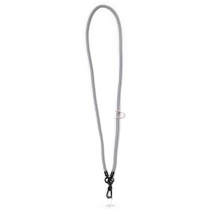 Pavilion Gift Company - Light Gray - Soft Nylon Crossbody Phone Lanyard - Cell Phone Accessories - 1 of 4