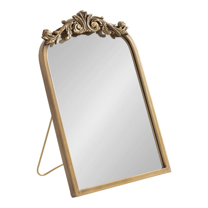 12&#34; x 18&#34; Arendahl Tabletop Arch Decorative Wall Mirror Gold - Kate &#38; Laurel All Things Decor, 1 of 11