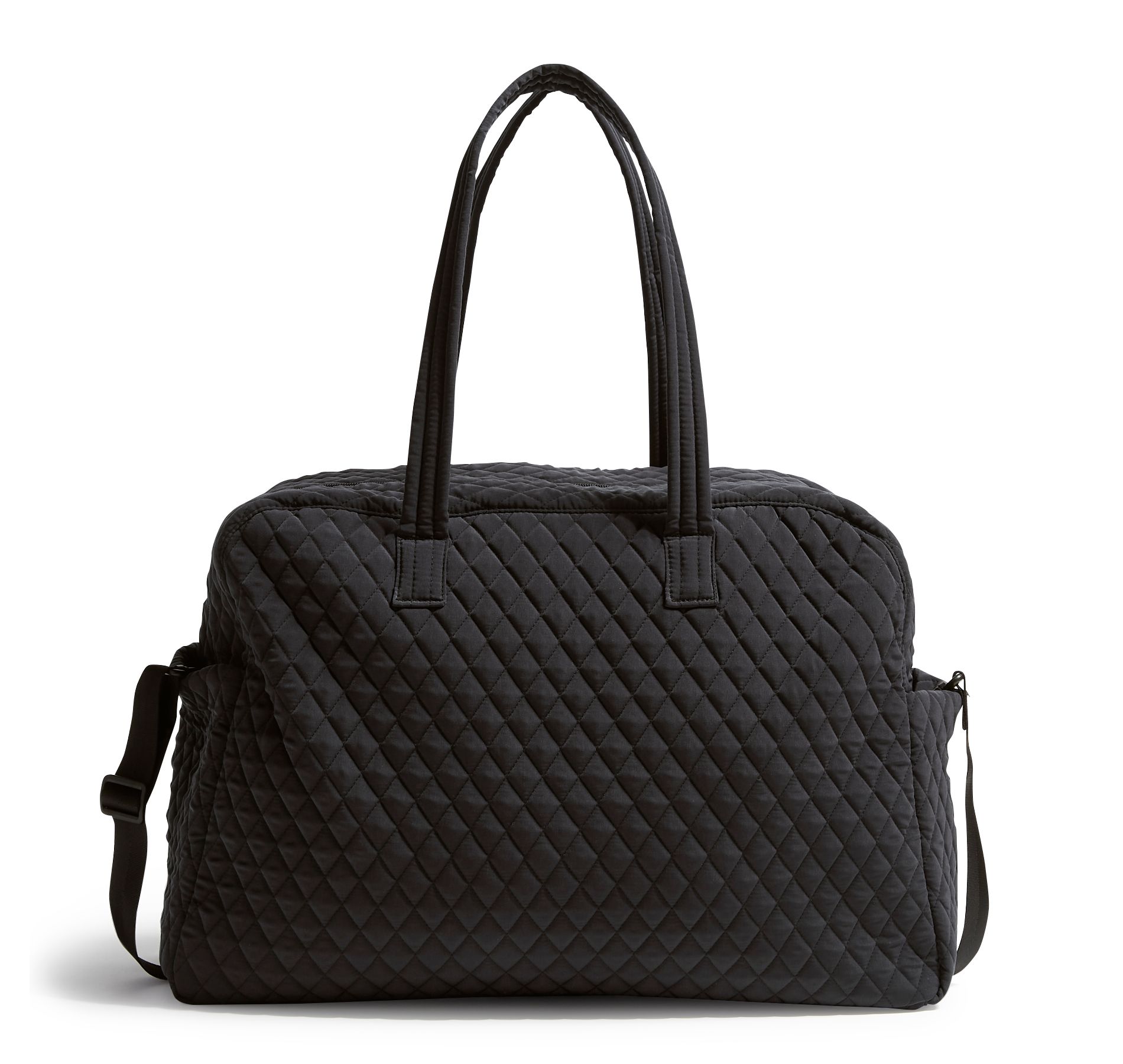 Vera Bradley Women's Outlet Microfiber Large Weekender Travel Bag Moonless Night
