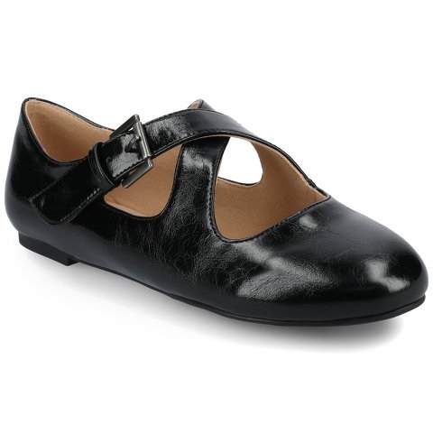 Обувь Journee Collection Journee Women's Ivanna Mary Jane Flats, Black 9