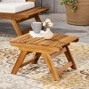 Christopher Knight Home Sedona Outdoor Acacia Wood Side Table - 2 of 4