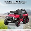 24V Electric Vehicle Battery Powered 6 EVA Wheels with Remote Control, 3 Adjustable Speeds - 4 of 4