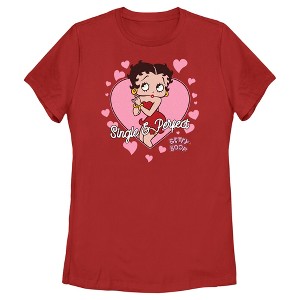 Women's Betty Boop Single & Perfect T-Shirt - 1 of 4