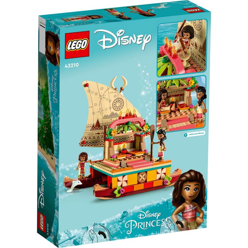 LEGO Disney Princess Moana&#39;s Wayfinding Boat Toy 43210, 5 of 8