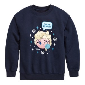 Boys' - Disney - Snow Queen Graphic Long Sleeve Fleece Sweatshirt - 1 of 4