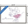 Trends International Disney Simple Moments Line Art - Minnie Mouse Framed Wall Poster Prints - 3 of 4