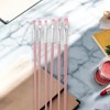 Unique Bargains Filbert Brush for Gouache Nylon Bristles with Aluminum Collar and Plastic Handle 6 Pcs - 2 of 3