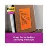 Post-it Notes Super Sticky Pads in Energy Boost Collection Colors, Note Ruled, 5" x 8", 45 Sheets/Pad, 4 Pads/Pack - 4 of 4