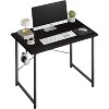 CAVINAS Home Office Desk 31.4" L Morden Writing Desk with Hook and Spacious Desktop for Study and Work - 3 of 4