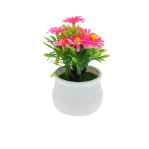 Unique Bargains Artificial Plants 7-Piece Small Sunflower Plastic 2.76"x2.76"x3.94" 1 Pcs - 1 of 4