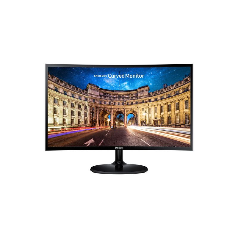 Samsung C27F390 27" Curved Screen LED LCD Business Monitor - 1920 x 1080 FHD Display - Vertical Alignment (VA) Panel - 1800R Ultra-curved screen, 1 of 7