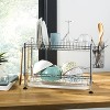 happimess Brooklyn 24" Adjustable Dish Rack, Chrome - image 2 of 4