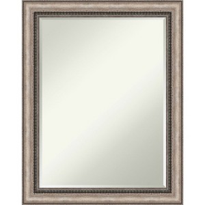 Amanti Art Lyla Ornate Silver Petite Bevel Bathroom Wall Mirror 28.25 x 22.25 in. - 1 of 4