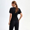 Women's Short Sleeve Belted T-Shirt - A New Day™ Black - 2 of 4