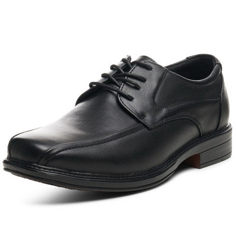 Alpine Swiss Mens Dress Shoes Black Leather Lined Lace Up Oxfords ...