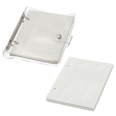 Unique Bargains PU Material Waterproof Refillable Photo Album with 200 Pockets 1 Pc