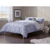 AFI Furnishings Orlando Full Platform Bed with Open Footboard and Turbo Charger in White - 2 of 4