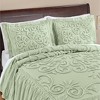 Collections Etc Abigail Ruffled Chenille Sham - 2 of 3