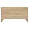 vidaXL Coffee Table Sonoma oak Engineered wood Compact - 3 of 4
