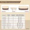 Patio Table & Chair Cover for Outdoor Protection with Heavy Duty Polyester, Fits 128" x 82" x 23", Waterproof + UV Resistant - 4 of 4