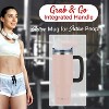 Brentwood 40-Oz. Insulated Stainless Steel Tumbler Cup with Handle, Lid, and Straw, Black - 2 of 4