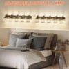 Modern Vanity Light Fixture – Black Wall Light with Round Glass Shades for Bathroom Mirror & Shower - 2 of 4