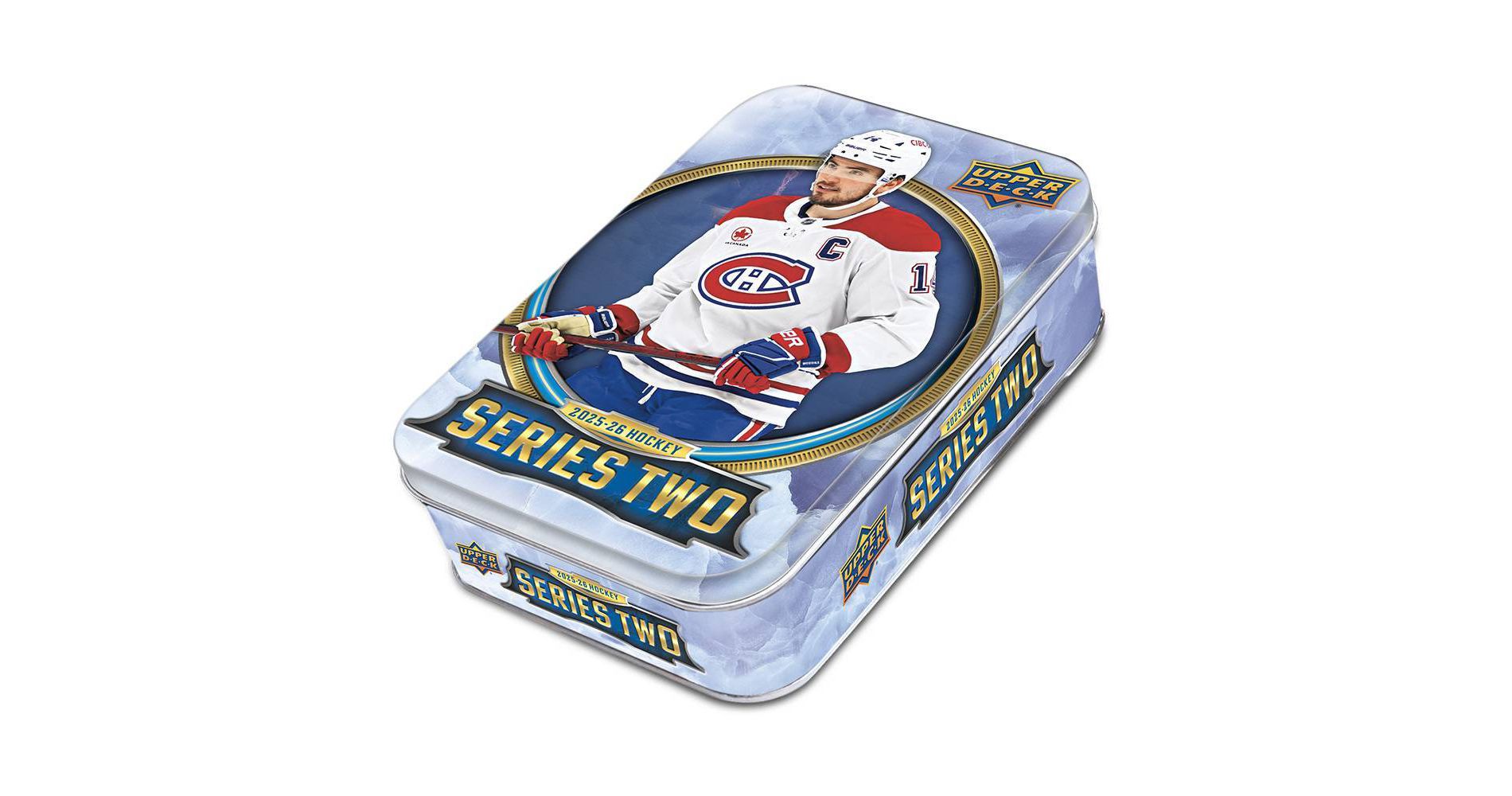 2025-26 Upper Deck NHL Series Two Hockey Trading Card Tin
