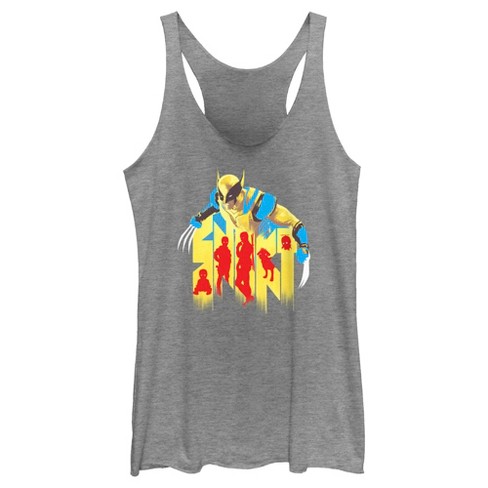 Women's Marvel: Deadpool & Wolverine Snikt Variants Racerback Tank Top - image 1 of 4