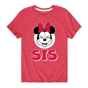 Girls' - Disney - Sibling Tee Short Sleeve Graphic T-Shirt - 1 of 4