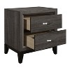 CAVINAS 2/5-Drawer Dresser for Bedroom,Contemporary Chest of Drawers,Wood Finish Storage Dresser,Bedroom Furniture with Legs - 2 of 4