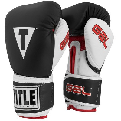 Title Boxing Gel Intense Training Boxing Gloves - 12 Oz. - Black/white ...