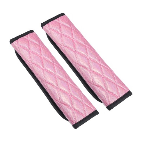 Unique Bargains Universal Car Seat Belt Cover 9.06 x2.48 Pink 1 Pair Target