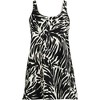 Lands' End Women's Scoop Neck Mini Swim Dress One Piece Swimsuit - 3 of 4