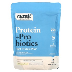 Nuzest Protein + Probiotics, French Vanilla, 10.6 oz (300 g) - 1 of 2